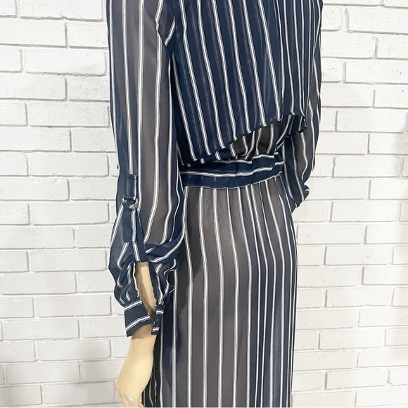 J.O.A Women’s Stripe Shirtdress - Picture 5 of 9